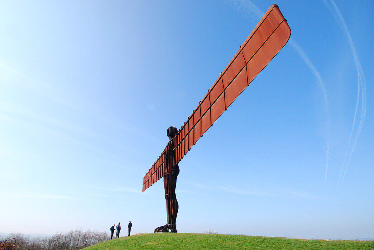 Angel of the North statue near Gateshead