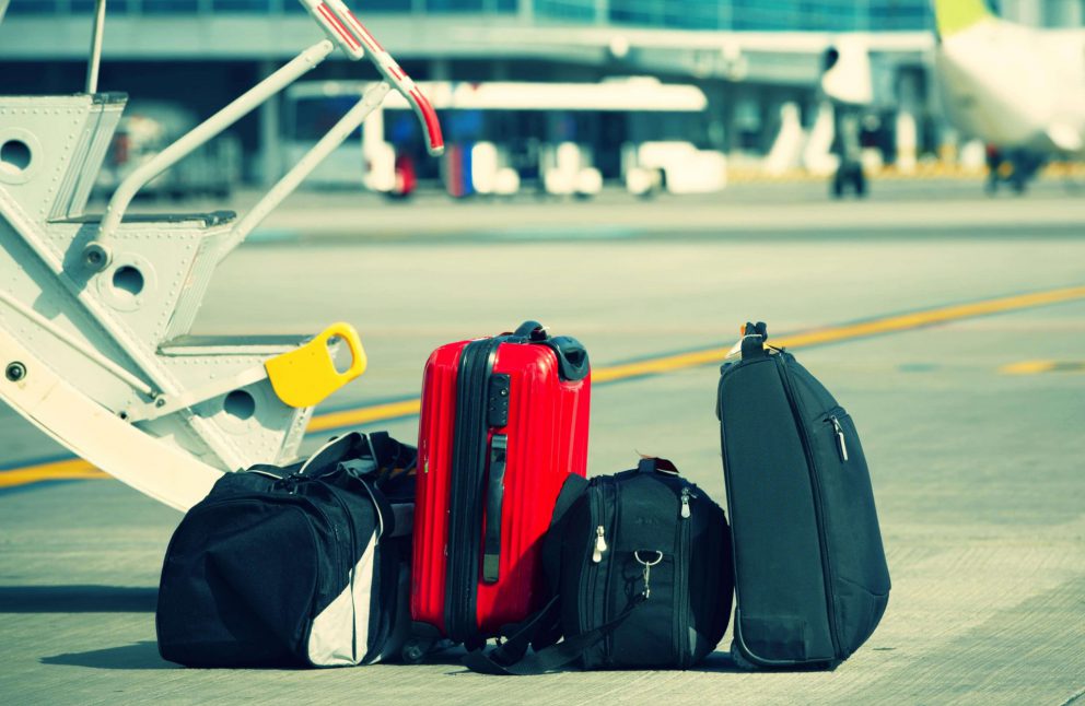 luggage airport abandoned