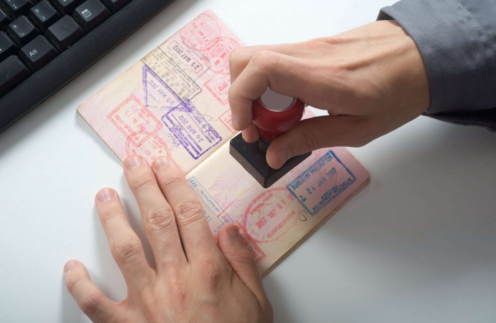 visa stamp passport