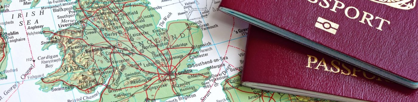 Passport - Map - Burgundy - Two