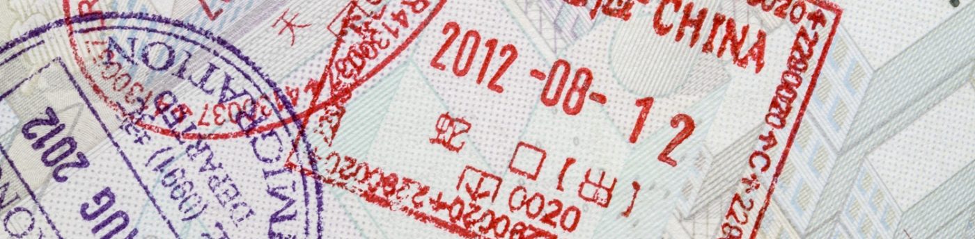 passport stamps stamped visa close-up