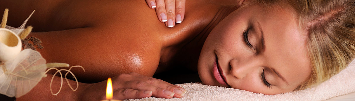 professional masseur doing massaging of female neck woman beauty spa massage